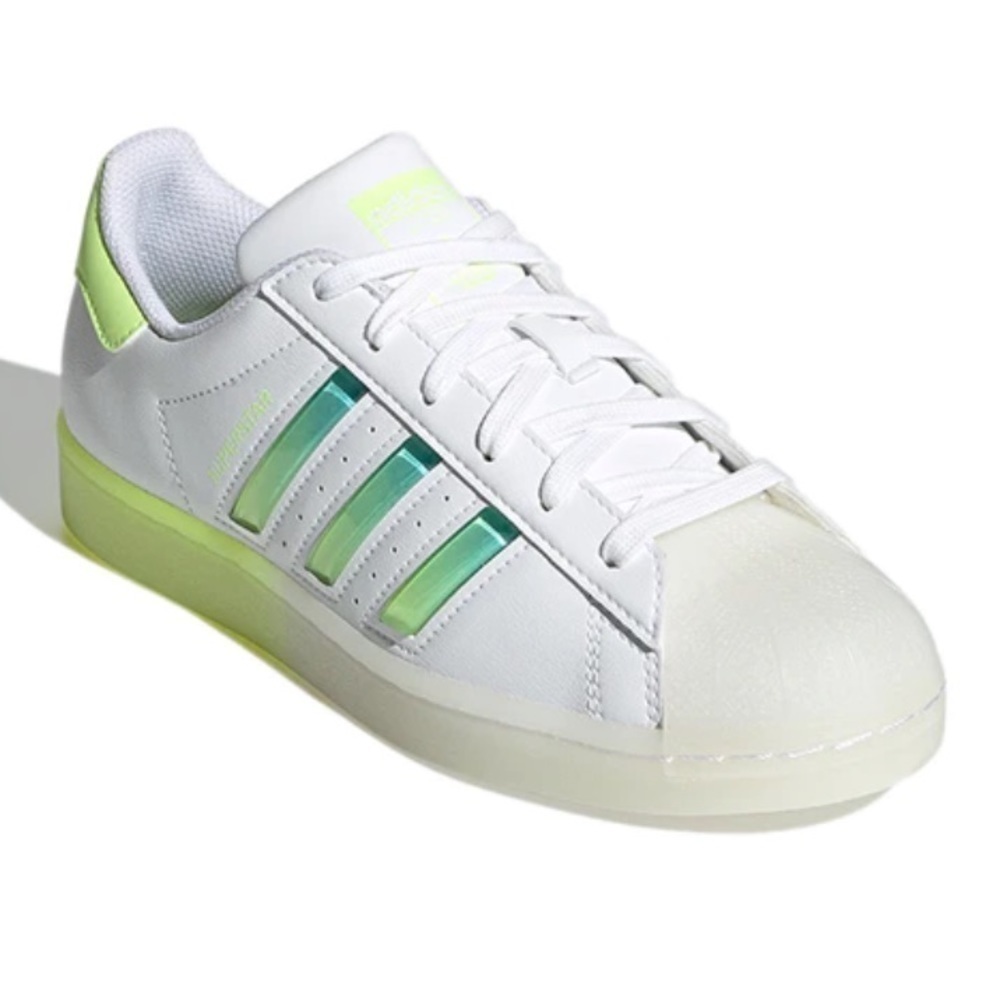 🆕 Adidas originals Superstar 'White/Yellow/Green' GW4909 - New without box!